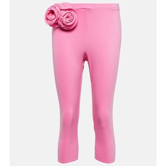 MAGDA BUTRYM Flower Legging in Pink 38 New Womens Spandex Shorts - Picture 10 of 16